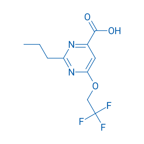 2-Propyl-6-(2,2,2-trifluoroethoxy)pyrimidine-4-carboxylic acid 1g