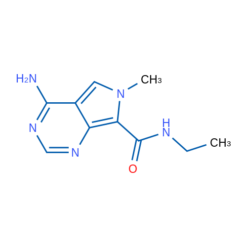4-Amino-N-ethyl-6-methyl-6H-pyrrolo[3,4-d]pyrimidine-7-carboxamide 1g