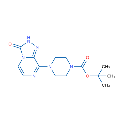 tert-Butyl 4-(3-oxo-2,3-dihydro-[1,2,4]triazolo[4,3-a]pyrazin-8-yl)piperazine-1-carboxylate 1g