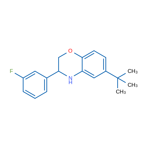 6-(tert-Butyl)-3-(3-fluorophenyl)-3,4-dihydro-2H-benzo[b][1,4]oxazine 1g