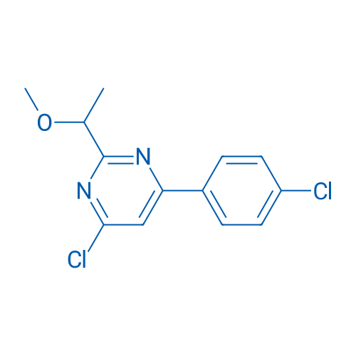 4-Chloro-6-(4-chlorophenyl)-2-(1-methoxyethyl)pyrimidine 1g