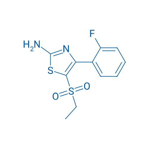5-(Ethylsulfonyl)-4-(2-fluorophenyl)thiazol-2-amine 1g