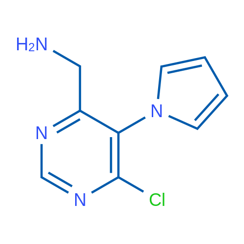 (6-Chloro-5-(1H-pyrrol-1-yl)pyrimidin-4-yl)methanamine 1g