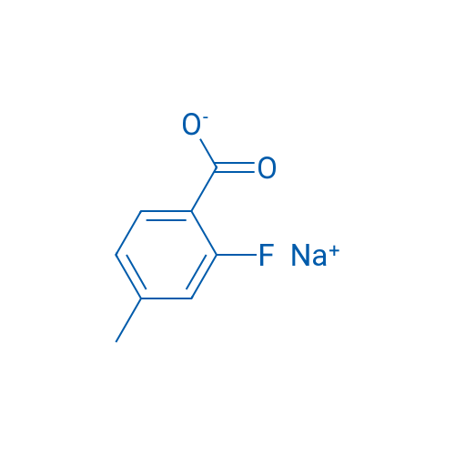 Sodium 2-fluoro-4-methylbenzoate 1g
