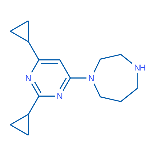 1-(2,6-Dicyclopropylpyrimidin-4-yl)-1,4-diazepane 1g