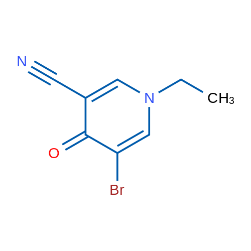 5-Bromo-1-ethyl-4-oxo-1,4-dihydropyridine-3-carbonitrile 1g