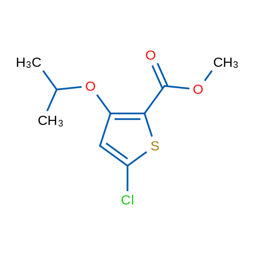Methyl 5-chloro-3-isopropoxythiophene-2-carboxylate 1g