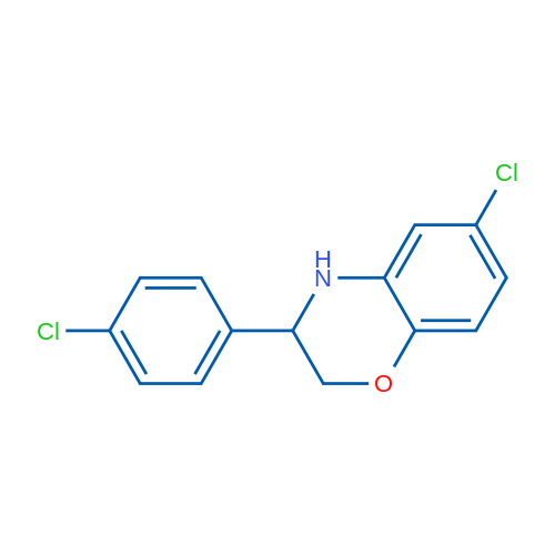 6-Chloro-3-(4-chlorophenyl)-3,4-dihydro-2H-benzo[b][1,4]oxazine 1g