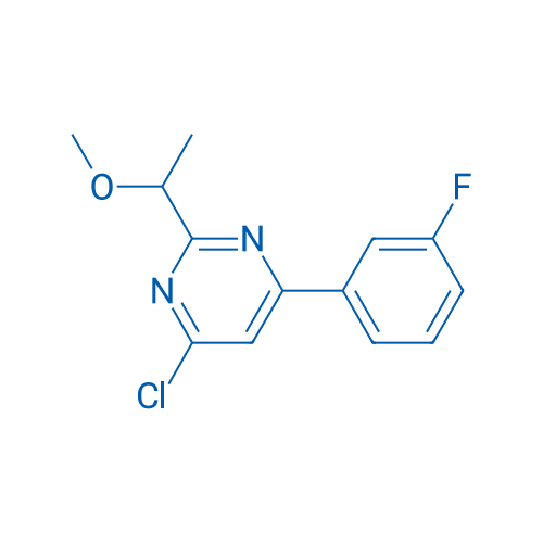 4-Chloro-6-(3-fluorophenyl)-2-(1-methoxyethyl)pyrimidine 1g