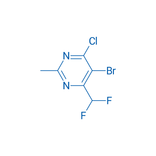 5-Bromo-4-chloro-6-(difluoromethyl)-2-methylpyrimidine 1g