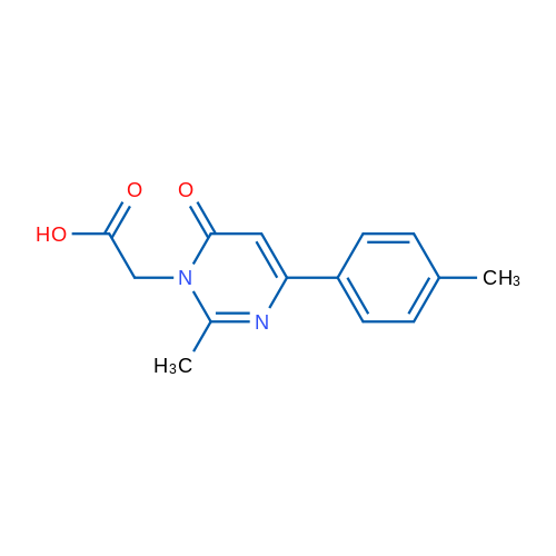 2-(2-Methyl-6-oxo-4-(p-tolyl)pyrimidin-1(6H)-yl)acetic acid 1g