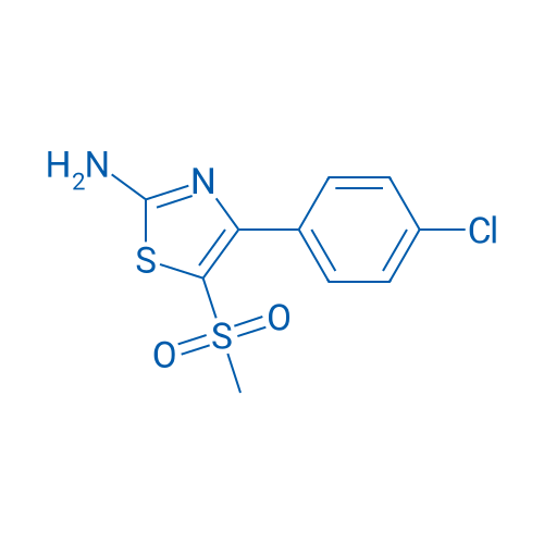 4-(4-Chlorophenyl)-5-(methylsulfonyl)thiazol-2-amine 1g