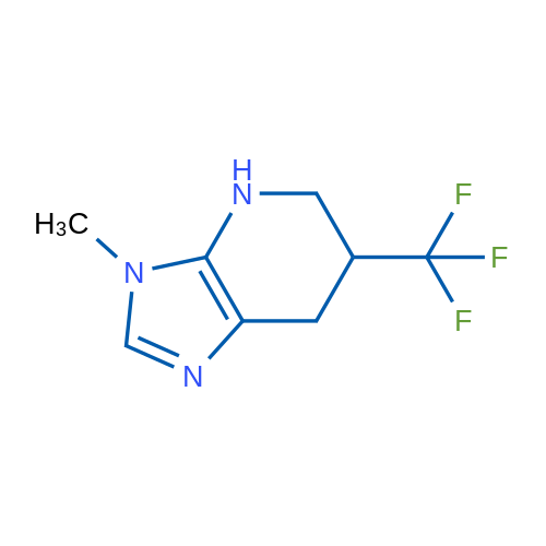 3-Methyl-6-(trifluoromethyl)-4,5,6,7-tetrahydro-3H-imidazo[4,5-b]pyridine 1g