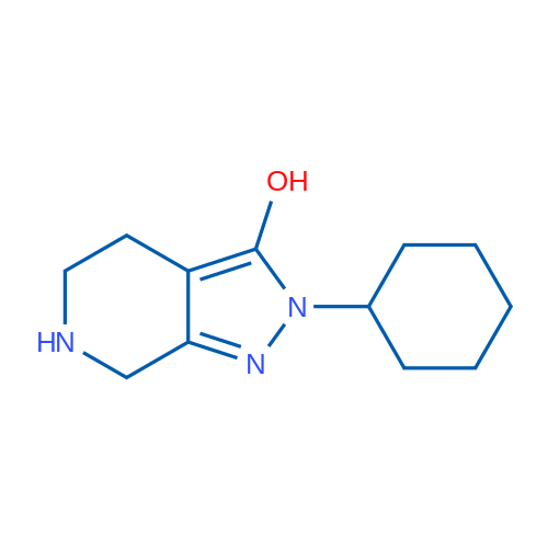 2-Cyclohexyl-4,5,6,7-tetrahydro-2H-pyrazolo[3,4-c]pyridin-3-ol 1g