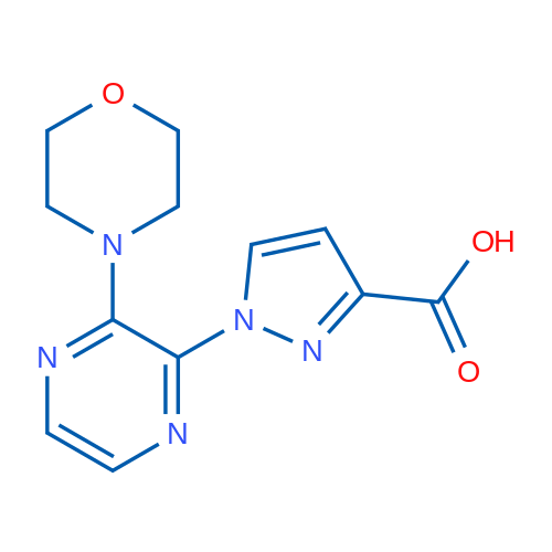 1-(3-Morpholinopyrazin-2-yl)-1H-pyrazole-3-carboxylic acid 1g