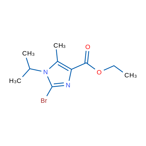 Ethyl 2-bromo-1-isopropyl-5-methyl-1H-imidazole-4-carboxylate 1g