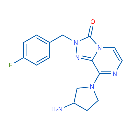8-(3-Aminopyrrolidin-1-yl)-2-(4-fluorobenzyl)-[1,2,4]triazolo[4,3-a]pyrazin-3(2H)-one 1g