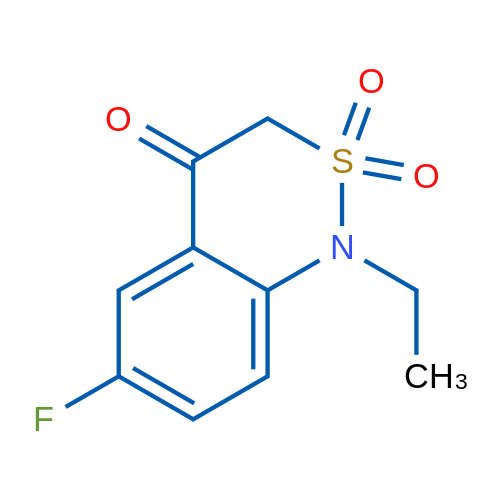 1-Ethyl-6-fluoro-1H-benzo[c][1,2]thiazin-4(3H)-one 2,2-dioxide 1g
