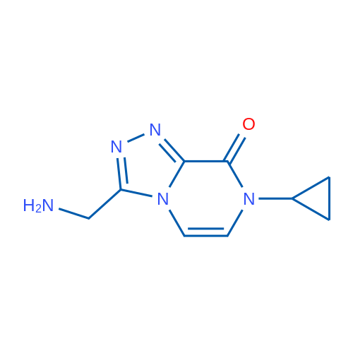 3-(Aminomethyl)-7-cyclopropyl-[1,2,4]triazolo[4,3-a]pyrazin-8(7H)-one 1g
