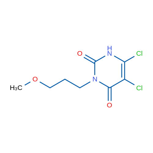 5,6-Dichloro-3-(3-methoxypropyl)pyrimidine-2,4(1H,3H)-dione 1g