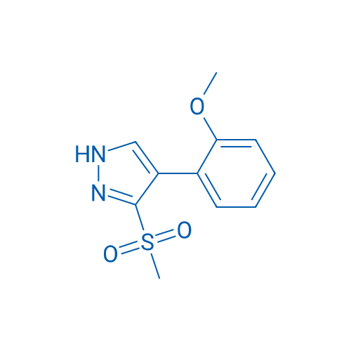 4-(2-Methoxyphenyl)-3-(methylsulfonyl)-1H-pyrazole 1g