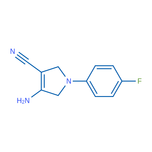 4-Amino-1-(4-fluorophenyl)-2,5-dihydro-1H-pyrrole-3-carbonitrile 1g