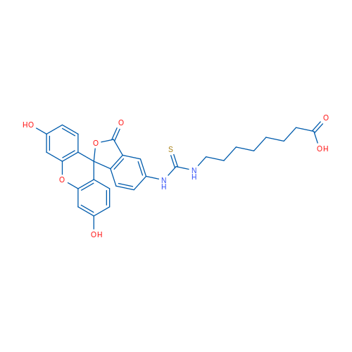 8-(3-(3',6'-DIhydroxy-3-oxo-3h-spiro[isobenzofuran-1,9'-xanthen]-5-yl)thioureido)octanoic acid 250mg