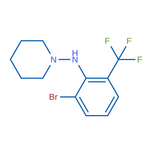 N-(2-Bromo-6-(trifluoromethyl)phenyl)piperidin-1-amine 1g