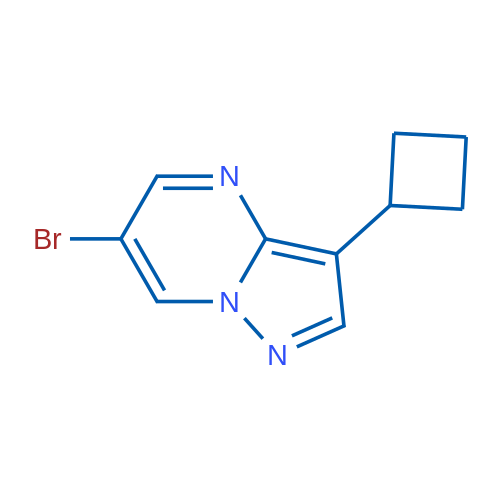 6-Bromo-3-cyclobutylpyrazolo[1,5-a]pyrimidine 1g