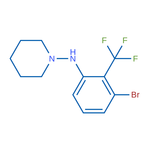 N-(3-Bromo-2-(trifluoromethyl)phenyl)piperidin-1-amine 1g