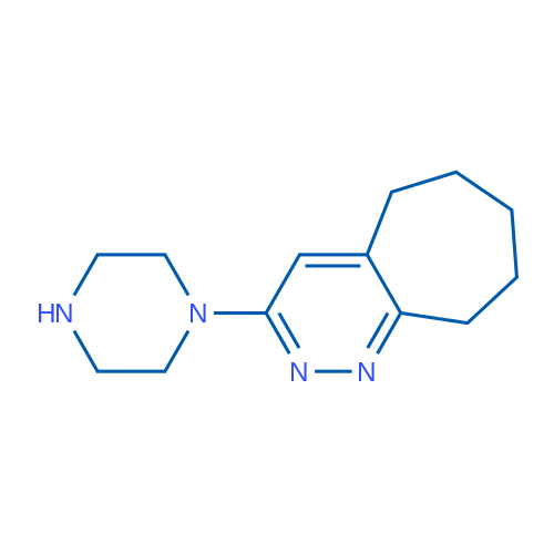 3-(Piperazin-1-yl)-6,7,8,9-tetrahydro-5H-cyclohepta[c]pyridazine 1g