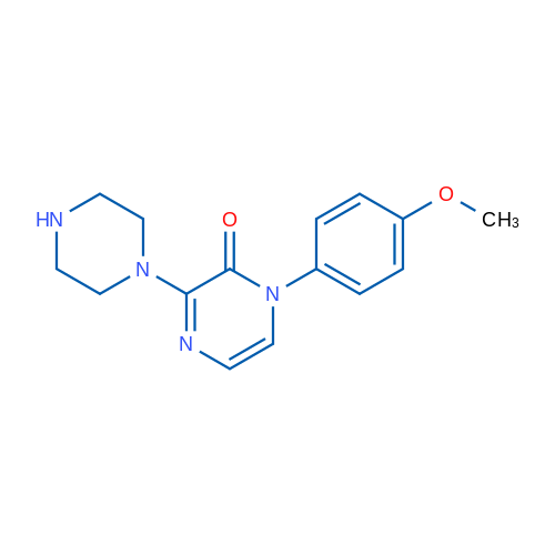 1-(4-Methoxyphenyl)-3-(piperazin-1-yl)pyrazin-2(1H)-one 1g