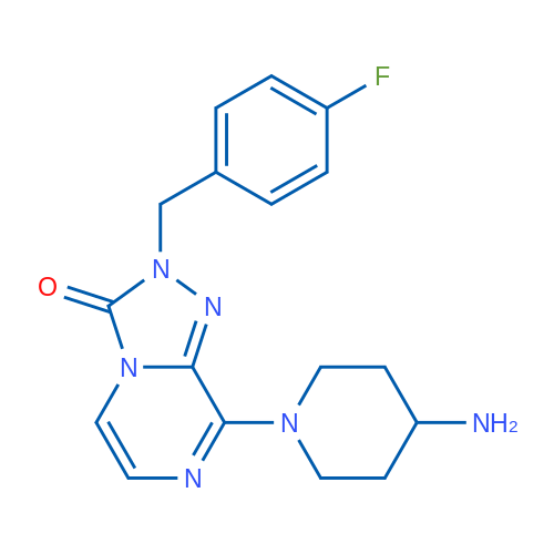8-(4-Aminopiperidin-1-yl)-2-(4-fluorobenzyl)-[1,2,4]triazolo[4,3-a]pyrazin-3(2H)-one 1g