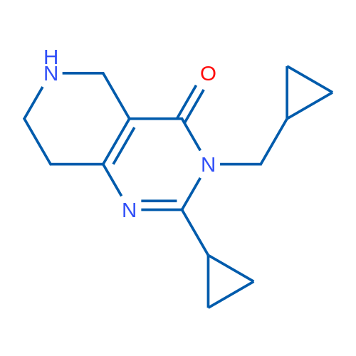 2-Cyclopropyl-3-(cyclopropylmethyl)-5,6,7,8-tetrahydropyrido[4,3-d]pyrimidin-4(3H)-one 1g