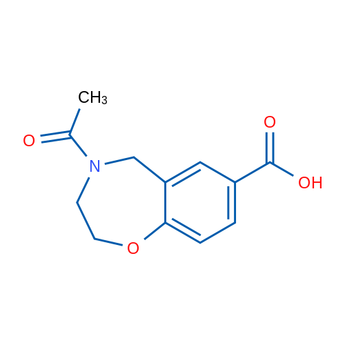 4-Acetyl-2,3,4,5-tetrahydrobenzo[f][1,4]oxazepine-7-carboxylic acid 1g