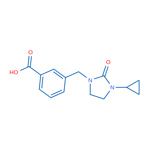 3-((3-Cyclopropyl-2-oxoimidazolidin-1-yl)methyl)benzoic acid 1g