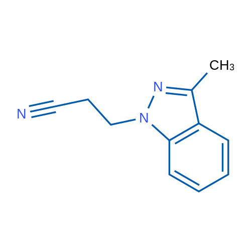 3-(3-Methyl-1H-indazol-1-yl)propanenitrile 1g