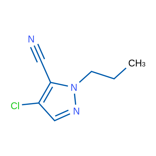 4-Chloro-1-propyl-1H-pyrazole-5-carbonitrile 1g