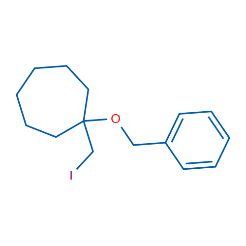 1-(Benzyloxy)-1-(iodomethyl)cycloheptane 1g