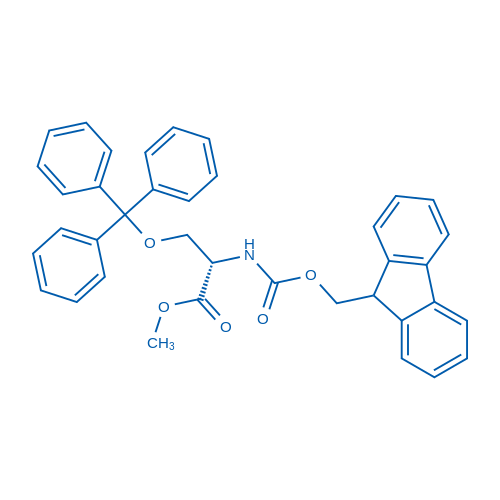 Methyl (2S)-2-{[(9H-fluoren-9-ylmethoxy)carbonyl]amino}-3-(triphenylmethoxy)propanoate 1g