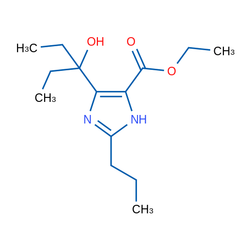 Ethyl 4-(3-hydroxypentan-3-yl)-2-propyl-1H-imidazole-5-carboxylate 250mg
