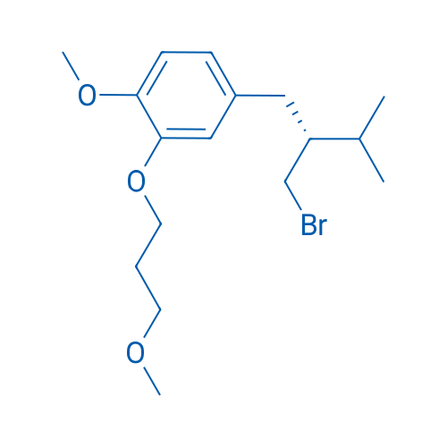 2-(3-Methoxypropoxy)-4-((R)-2-(bromomethyl)-3-methylbutyl)-1-methoxybenzene 5g