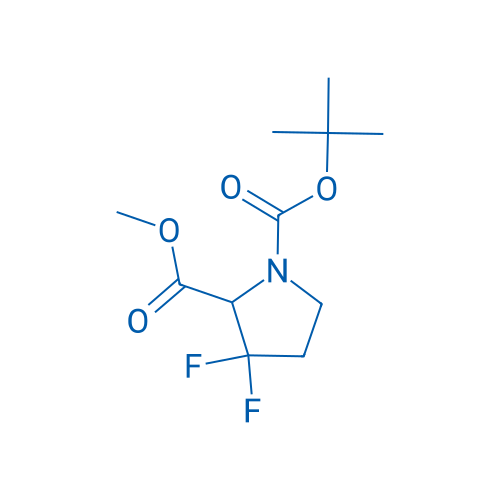 1-tert-Butyl 2-methyl 3,3-difluoropyrrolidine-1,2-dicarboxylate 250mg