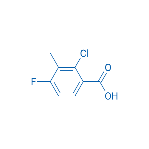 2-Chloro-4-fluoro-3-methylbenzoic acid 100mg