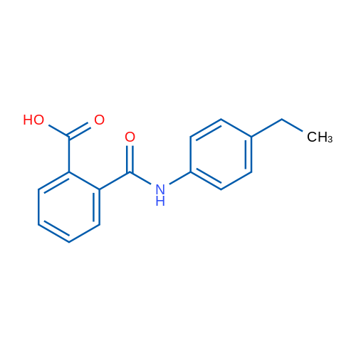 2-((4-Ethylphenyl)carbamoyl)benzoic acid 1g