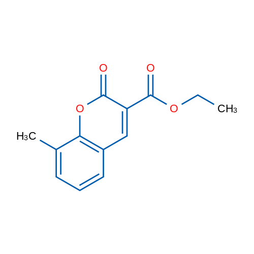 Ethyl 8-methyl-2-oxo-2H-chromene-3-carboxylate 1g