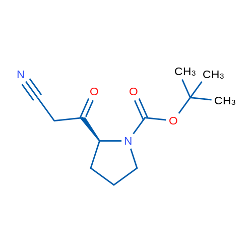 (S)-tert-Butyl 2-(2-cyanoacetyl)pyrrolidine-1-carboxylate 1g