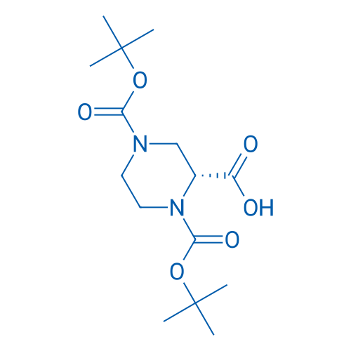 (R)-1,4-Bis(tert-butoxycarbonyl)piperazine-2-carboxylic acid 10g
