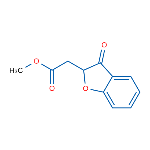 Methyl 2-(3-oxo-2,3-dihydro-1-benzofuran-2-yl)acetate 1g