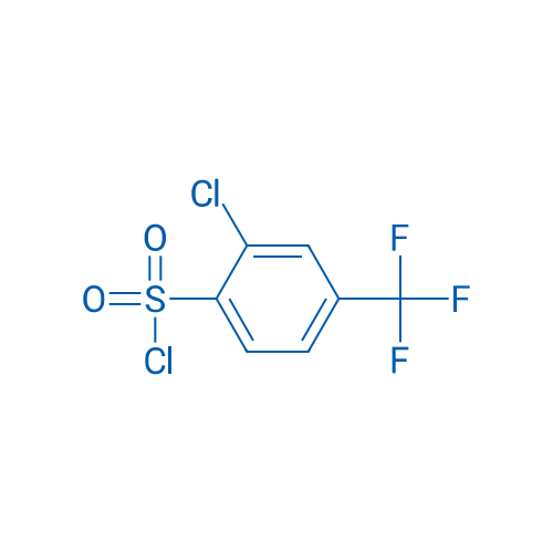2-Chloro-4-(trifluoromethyl)benzene-1-sulfonyl chloride 1g